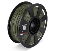 HATCHBOX PLA MAX V2 - Filamento per stampante 3D verde oliva, prodotto negli Stati Uniti, diametro 1,75 mm, bobina da 1 kg, filamento per stampa 3D di alta qualità realizzato negli Stati Uniti