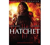 Hatchet III (Uncut and Unrated) (DVD) Danielle Harris Kane Hodder Zach Galligan
