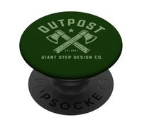 Hatchet Logo - Outpost Scouting Gear by Giant Step PopSockets PopGrip Adesivo
