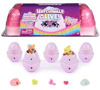 Hatchimals Alive, cartone di uova giocattolo Rainbow Splash con 5 mini personaggi in uova con colore a sorpresa e 10 accessori, giocattoli per bambine e bambini dai 3 anni in su