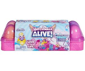 HATCHIMALS Alive |Confezione con 5 Mini Personaggi in Uova Che Si schiudono da Sole con l’Acqua, 11 Accessori, Giocattoli per Bambine e Bambini dai 3 Anni in su