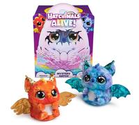 HATCHIMALS Alive, Uovo Mystery Hatch Draggle, Peluche Interattivo a Sorpresa con Effetti Speciali, Nebbia, Luci, 100 Reazioni e Suoni, Giocattoli per Bambini e Bambine, 5+ Anni - Modelli Variabili
