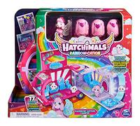 HATCHIMALS CollEGGtibles - Auto giocattolo trasformante arcobaleno con 6 personaggi esclusivi, 10 accessori, giocattoli per bambini dai 5 anni in su
