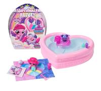 Hatchimals festa in piscina arcobaleno neon degli animaletti - piscinetta a forma di cuore e 2 ovetti