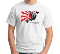 HATEBUTN History A24 Imperial Japan Yukio Mishima Hiraoka Kimitake T-Shirt White L