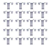 Hatem 20PCS Fermaglio di Drenaggio Piastra Superficiale del Pannello Fotovoltaico Clip di Drenaggio 'Acqua del Pannello Solare per il Drenaggio del Pannello Solare 35mm Resistente.