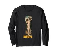 Haters Eve con Serpente E La Frutta Proibita Arte Classica Maglia a Manica