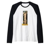 Haters Eve con Serpente E La Frutta Proibita Arte Classica Maglia con Maniche Raglan