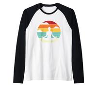 Hatha Asanas Kundalini Ashtanga Yoga Maglia con Maniche Raglan