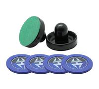 Hathaway Arcade Air Hockey 9,5 cm attaccanti e dischi da 7,3 cm, nero e blu