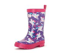 Hatley Printed Rain Boots, Stivali in Gomma, Unicorni alati Arcobaleno, 34 EU