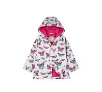 Hatley Printed Raincoat Impermeabile, (Groovy Butterflies), (Taglia Produttore: 12) Bambina
