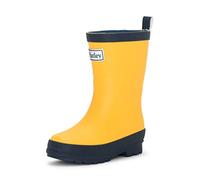Hatley Rain Boot, Stivali da Pioggia Wellington Classic Unisex-Bambini, Giallo Navy, 28 EU