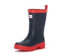Hatley Regenstiefel Classic Wellington Rain Boot, Barca della Pioggia Unisex-Bimbi 0-24, Marine & Rot-Navy & Red, 20 EU