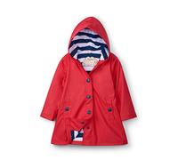 Hatley Splash Jacket-Red (Girls) Giacca Impermeabile, Rosso, 4 Anni Bambina
