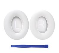 HATOFES Cuscinetti auricolari di ricambio per cuffie Bose 700 con cancellazione del rumore (NC700), in morbida pelle PU, lussuoso memory foam, spessore aggiunto (1 Pair White Earpads)