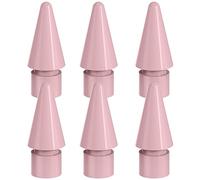 HATOKU Confezione da 6 punte di ricambio per Apple Pencil di 1a/2a generazione, pennini per iPad Pro Pencil (rosa)