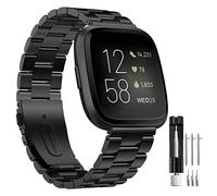 Hatolove Cinturini Compatibile per Fitbit Versa 2, Fitbit Versa, Fitbit Versa Lite, Cinturino in Acciaio Inossidabile in Metallo Cinturino Compatibile con Fitbit Versa 2, Versa Lite, Versa