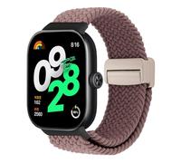 Hatolove Intrecciato Cinturino per Xiaomi Redmi Watch 5/4, Cinturino Magnetico in Nylon Solo Loop per Xiaomi Smart Band 9 Pro/8 Pro