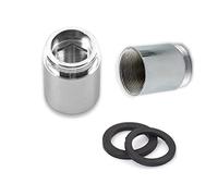 HATOOLHA® 2 adattatori per rubinetto in ottone, filettatura NPT maschio a maschio da 22 mm, connettore aeratore rubinetto per rubinetto lavello, adattatore per depuratore d'acqua (F22 - M22)