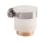 HATOOLHA Adattatore universale per rubinetto del filtro dell'acqua, silicone + ottone, 21.5mm, lucidato