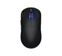 HATOR Quasar 3 Wireless Gaming Mouse - Design Simmetrico, 2.4 GHz/Bluetooth/USB, 12.000 DPI PixArt Sensor, 100 Mio Click, RGB, 100 ore di durata della batteria, 64 g, PC/Mac/Linux, nero