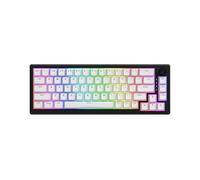 HATOR Skyfall 65 MAG Ultra 8K Tastiera Gaming magnetica, 65%, Magnetic Switches, Rapid Trigger, Snap Key, Hall Effect, RGB, PBT, 8000Hz, 64K Scan, USB-C, PC/Mac, US/ANSI Layout (QWERTY), Nero/Bianco