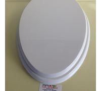 "HATRIA-SPEA" COPRI WATER ARTIGIANALE IN LEGNO PER WC NIDO-CM Y42/44X36X Z13/18