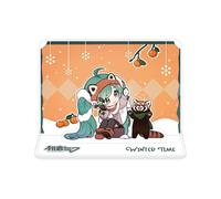 Hatsune Miku Acrylic Figura Standee Miku E Red Panda (winter Time) 11 Cm Popbudd