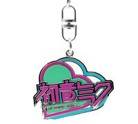 ABYSTYLE - Portachiavi HATSUNE MIKU Cuore, grigio, H. 3.8 cm x L. 4,2 cm