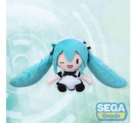 Hatsune Miku Project Diva Arcade Fuwa Petit Mini Plush Figure Miku Maid Ver. ...