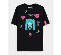 Hatsune Miku - Unisex Pixel Short Sleeved T-Shirt - S Short Sleeved T-Shirts U B