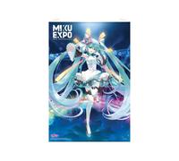 Hatsune Miku Wallscroll Miku Expo 10th Anniversary Edizione Limitata 61 X 91 Cm