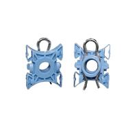 HATSVTGR Guida Alzacristalli Elettrici Porte Cursore Clip Fissaggio Per Volvo 850 S70 2000 93246015715 3509416 4493433 83343433 Motore alzacristalli(B-lue 4PCS)