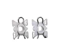 HATSVTGR Guida Alzacristalli Elettrici Porte Cursore Clip Fissaggio Per Volvo 850 S70 2000 93246015715 3509416 4493433 83343433 Motore alzacristalli(Bianco 4pz)