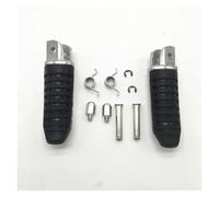 HATSVTGR Pedali Moto Pedane Poggiapiedi Anteriori per Suzuki per V-Strom DL 650 1000 GSX 1250 1300 GSR 600 Pedane Anteriori Pedane Moto(Argento)