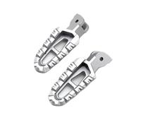 HATSVTGR Pedali Moto per Ducati per Multistrada 950 1200 1260 per Hypermotard 821 Pedali Poggiapiedi Anteriori E Posteriori per Moto Pedane Moto(Argento Senza Copertura)