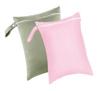 Hattba 2 sacchetti riutilizzabili impermeabili per pannolini, yoga, palestra, lavanderia, per viaggi, C, Bellezza di massa