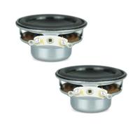 Hattba 2Pcs Altoparlanti 5W 4Ohm 40mm Diametro Forma Rotonda Sostituzione Altoparlanti Altoparlanti Amplificatore del Suono In Gomma Laterale Altoparlante