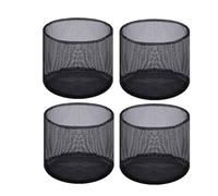 Hattba 4Pcs Aquatics Piantare Borse Riutilizzabili Mesh Acqua Giardino Stagno Piante Vasi Traspiranti Quadrati/Rotondi Per Palude Terrestre Pieghevole Zona Umida Pianta Borse per la coltivazione