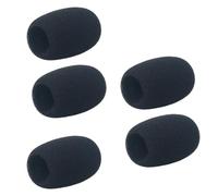 Hattba 5PCS Microfono Schiuma Copre Professionale Mic Parabrezza Protezioni Parabrezza Conference Call Studio Registrazioni Microfono Professionale Paravento Spugne