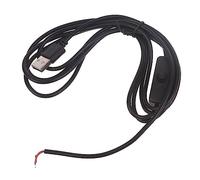 Hattba 5V LED Strip Light Inline On/Off Cavo Interruttore Cavo USB Per Luci A LED Ventilatori Supporta Fino A 10W Cavo di Alimentazione USB Per I Fan