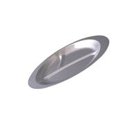 Hattba Acciaio inossidabile Dessert Antipasto Piatto Impilabile 3 Scomparti Piatti Cibo Cucina Dinnerware Piatti Porzione Piatti Durevole Riutilizzabile Vassoio di Stoccaggio