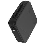 Hattba All in 1 Custodia per accessori Borsa con tracolla per telecomandi borsa, Nero