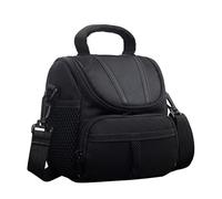 Hattba Borsa per fotocamera DSLR, con tracolla, ergonomica, per un comodo trasporto, Nero , 13x11x16cm/5.8x4.3x5.9in, Colore: nero