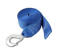 Hattba Cinghia per verricello con gancio per veicoli da traino, ricambio resistente, accessori per rimorchi per barche, 19,7/26,2/10 m