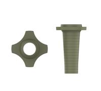 Hattba Custodia protettiva antipolvere in silicone per microfoni vocali assorbimento degli urti aderente attrezzatura da studio accessorio per microfoni ammortizzanti manica