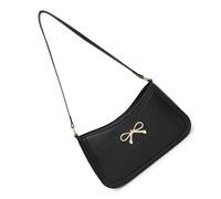 Hattba Elegante borsa a tracolla in pelle PU con fiocco alla moda per donne e ragazze borsa da viaggio shopping lavoro ascellare borsa, Nero , As Pictures Show