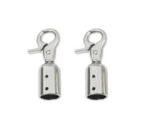 Hattba Fibbia in metallo per borse con nappe e tappi terminali per borse cinghie borsa catena gancio cinghia connettore fai da te accessori hardware