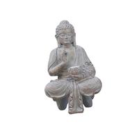 Hattba Home Buddha Statua Per La Casa Decori Esterni Energia Solare LED tremolante Giardino Luce Meditazioni Stanza Spirituale Decori Statua Di Buddha Solare